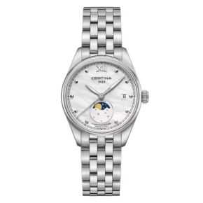 Certina DS 8 horloge dames staal C0332571111800