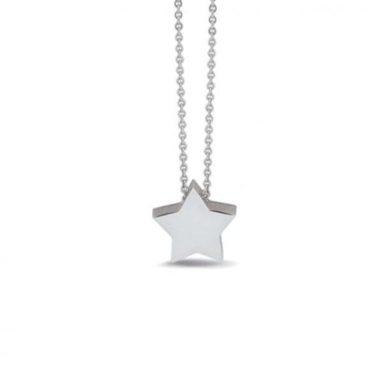 Zilveren collier ster 702S