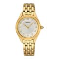 Seiko horloge dames staal/geel SUR384P1