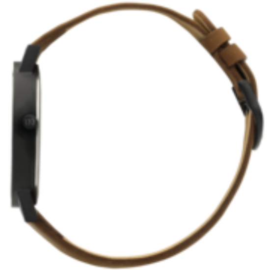 DD horloge heren tit zw pvd/leer  IQ34Q1273