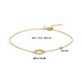 Gouden armband zirkonia 16.5-18.5cm 4023704