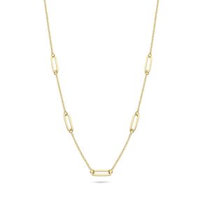 Gouden collier 5x schakel 3102YGO