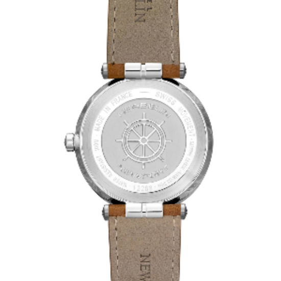 MH horloge heren staal/leer 12288/12GON