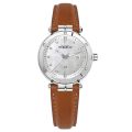 MH horloge dames staal/leer 14288/AP89GO
