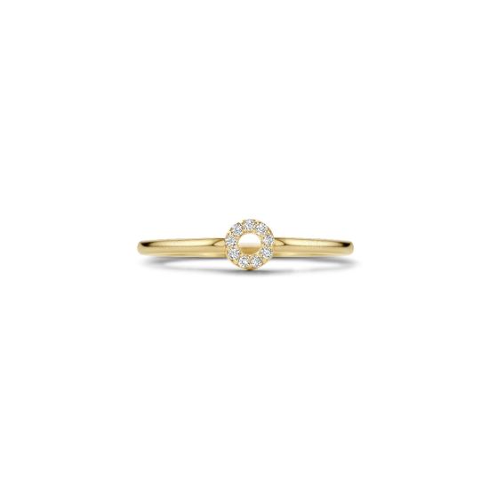 Gouden ring open circle mt 50 1217YZI/50
