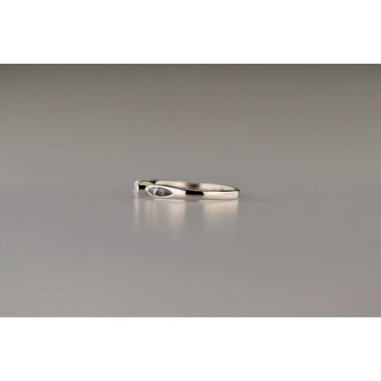 Zilveren as ring zirkonia RG043/54