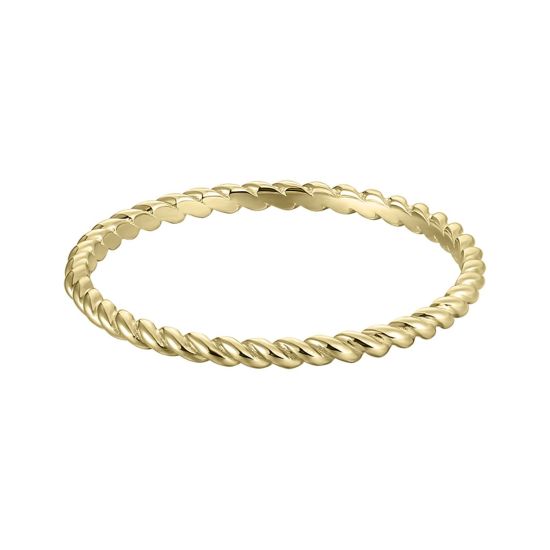 Gouden ring sider twist ORG-1455-19