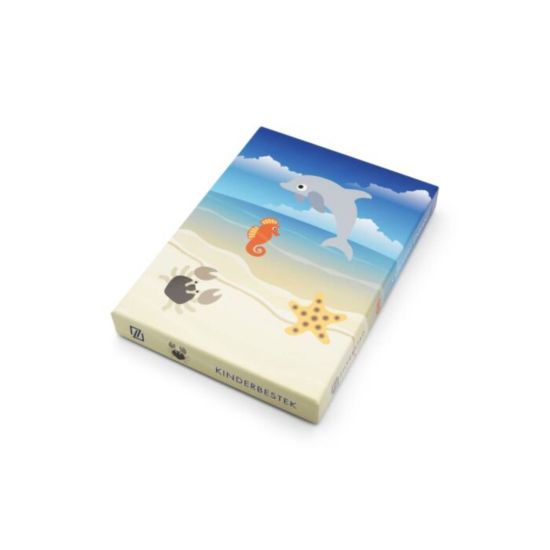 4-delig bestek staal, zeedieren 4258070