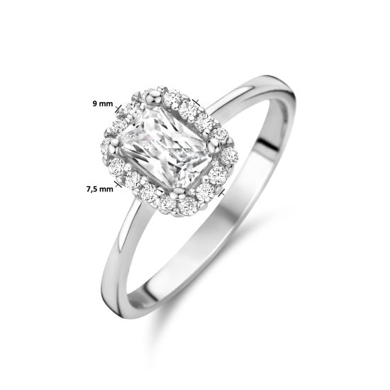 Ring zirkonia halo