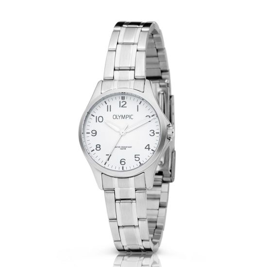 Olympic horloge dames staal OL72DSS088 