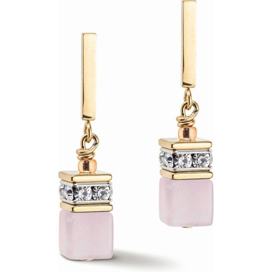 CdL oorhangers rose/geel 4605/21-1920