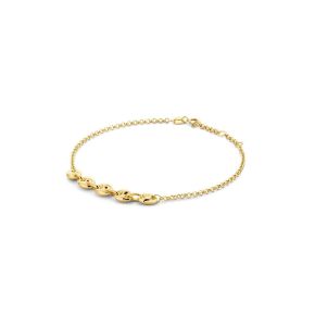 Gouden armband 5xschakel 18cm JKB22.201