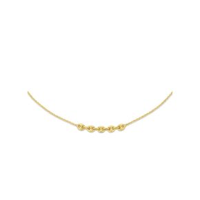 Gouden collier 5xschakel 45cm JKN22201 