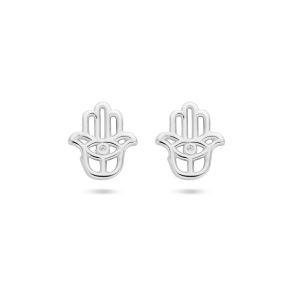 Zilveren oorstekers handje van fatima 1335904