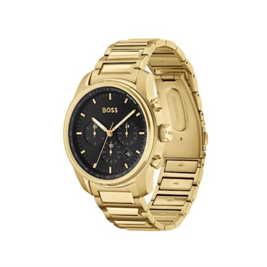 Hugo Boss horloge, Trace double/zwart