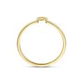 Gouden ring open circle mt 54 1233YGO/54