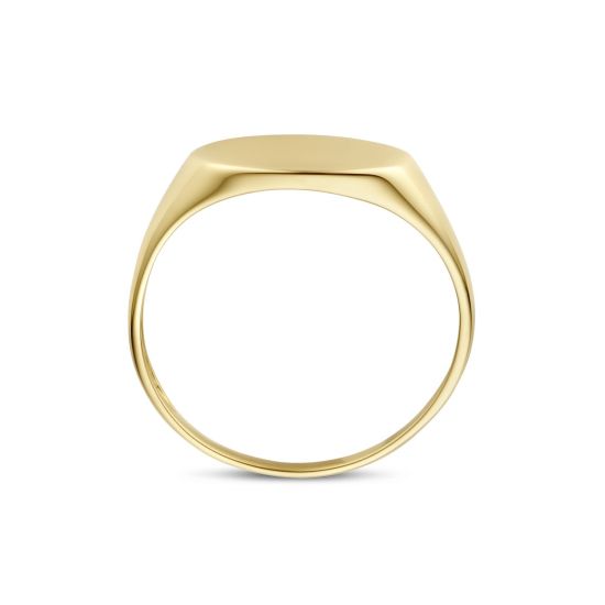 Gouden zegelring mt 54 1237YGO/54