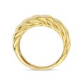 Gouden ring gedraaid mt17.25 4027698