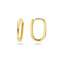 Gouden oorringen paperclip 4027991