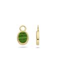 Blush oorbelbedels malachiet 9078YMA