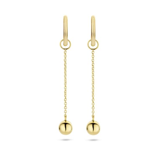 Blush gouden oorbelbedels bol 9082YGO