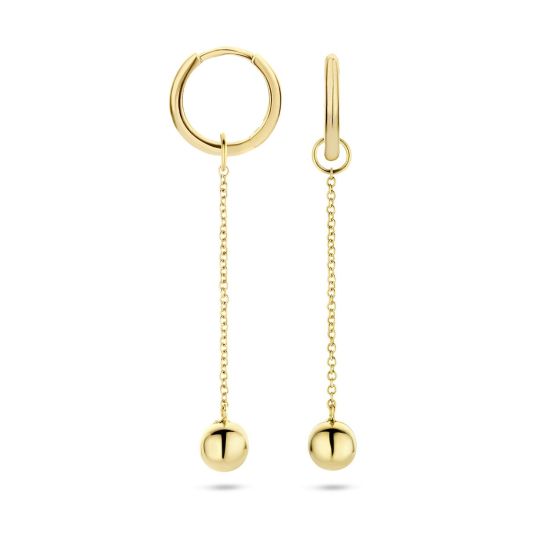 Blush gouden oorbelbedels bol 9082YGO