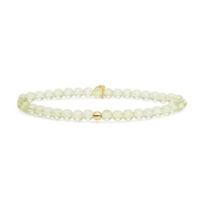 SJ armband lemon quartz 4mm geel verguld SBG-GEM43-ADD-4MM