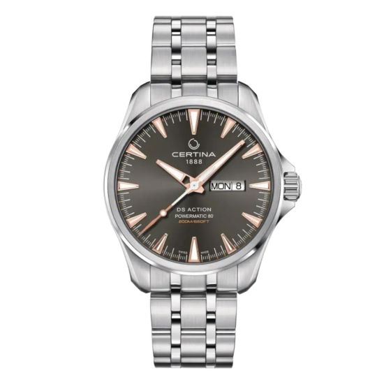 Certina DS Action horloge heren staal C0324301108101