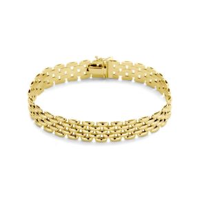 Gouden armband panter 10mm 20cm 4028894