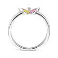 Ring vlinder zirkonia