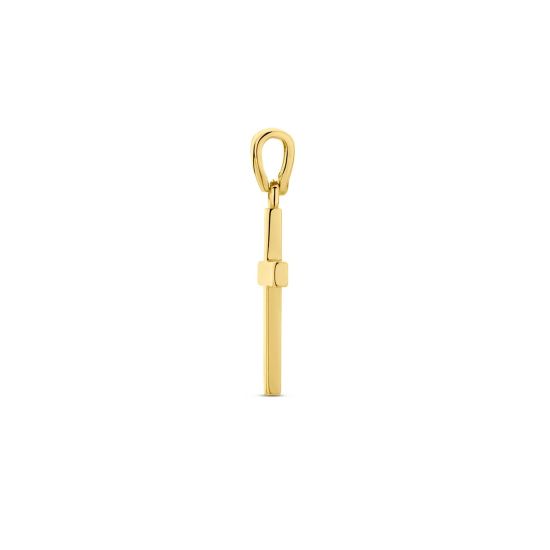 Gouden hanger kruis 12x18mm 4029015