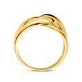 Gouden ring schakel mt17.25 4029247