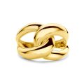 Gouden ring schakel mt17.25 4029247