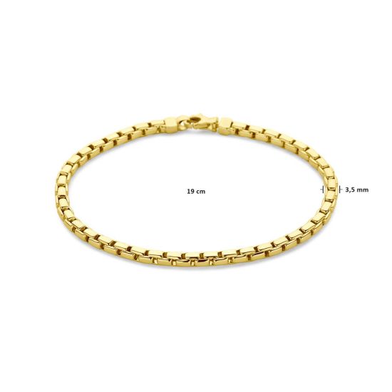 Gouden armband venetiaans 3,5 mm 19cm 4029569