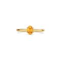 Gouden ring citrien mt 54 1242YCI/54
