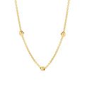 Gouden collier bolletjes 3145YGO