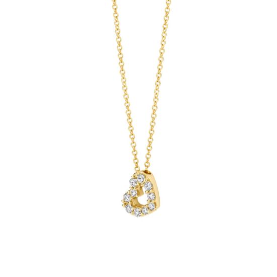 Gouden collier LG 0.14 42cm