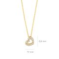 Gouden collier LG 0.14 42cm