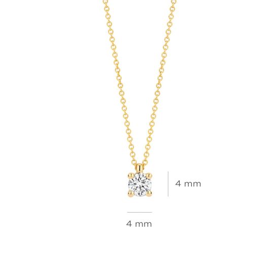 Gouden collier LG 0.20 LG3001Y
