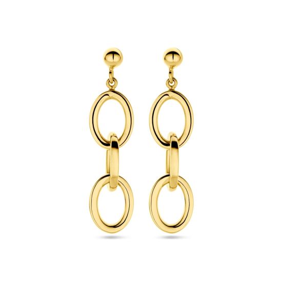 Gouden oorstekers schakel 4030492