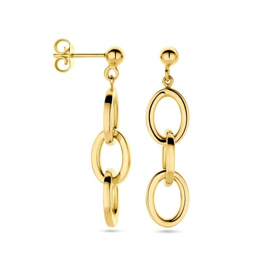 Gouden oorstekers schakel 4030492
