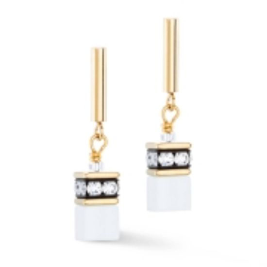 CdL armband wit/geel/staal 2810/30-1416