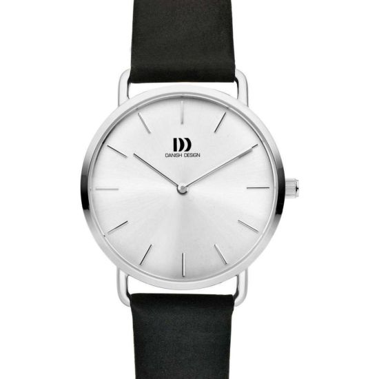 DD horloge heren staal/leer IV12Q1244