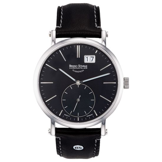 BS horloge heren staal/leer 17-13095-741