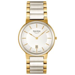 BS horloge dames staal/geel 17-23107-242