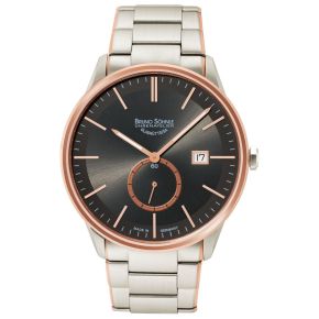 BS horloge heren staal/rose pvd 17-63182-842