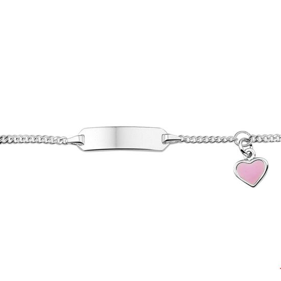 Zilveren plaat armband 9-11cm 1016374