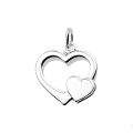 Zilveren hanger hartje 1004986