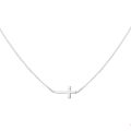 Collier met stenen kruisje dames