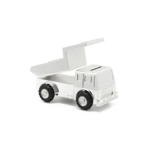 Verzilverde spaarpot ''truck'' 8126261
